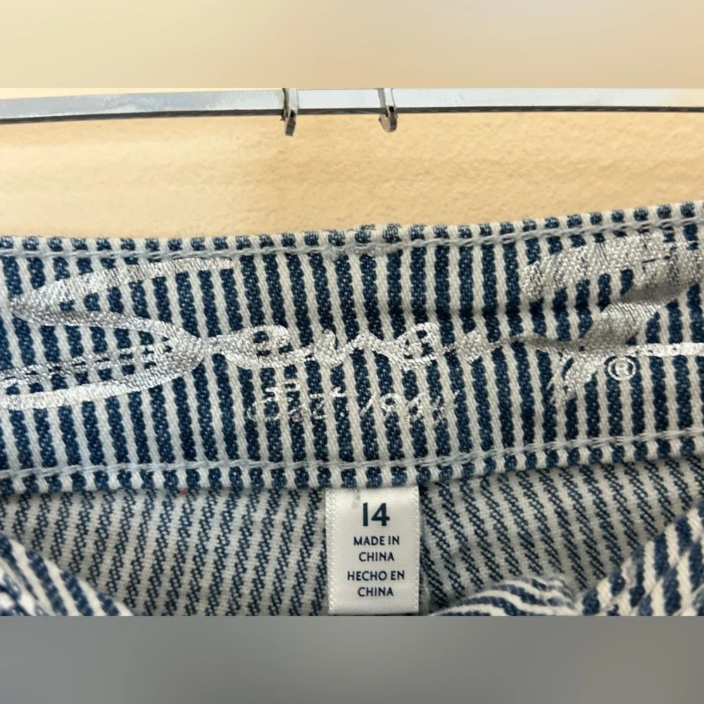 Seven7 sunset Bermuda striped size 14 - Picture 3 of 5